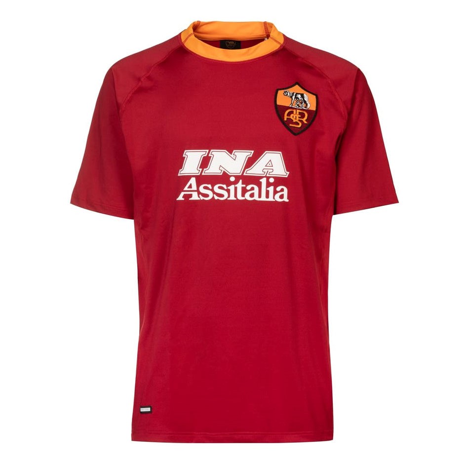 Tailandia Camiseta AS Roma Primera Equipación Retro 2000 2001